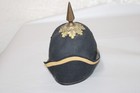Vintage Spiked Helmet Hat Military     Knights Of Pythias   German  Calvary  