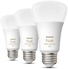 Philips Hue White   Color Ambiance A19 60w Equivalent Led Smart Bulbs - 3 Pack