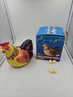Hen Laying Eggs Vintage Tin Toy W  Box  Working