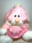 Pink Puffalump Bunny Rabbit 14  Plush Fisher-price W  Dress 1986  8004 Vintage