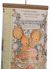 Vintage 1980 Hallmark Betsey Clark Happy Years Growth Chart Baby Nursery