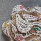 Large Antique Native American Iroquois Whimsy Arrowhead Beaded Pin Cushion Bird 