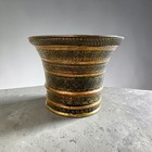 Antique Muslim Copper Brass Mortar Cup     Middle Eastern Art Decor