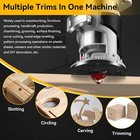 Cordless Compact Router  21v Wood Router Tool With 2   3 0ah Batteries  6 Variab