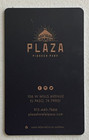 The Plaza Hotel Room Key Card - El Paso Texas  Pioneer Park
