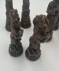 Vintage Lot Mayan Aztec Conquistador Chess Set Replacement Pieces 14pc