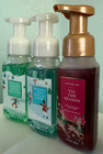 3pk Bath   Body Works Holiday Collection Gentle Foaming Hand Soap Mixed Lot