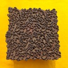 Wooden Printing Blocks Hand Carved Indian Wood Textile Block Wood Stamp Floral