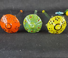 Vintage Blown Glass Swizzle Sticks Bar Ware Tropical 8  Set Of 7