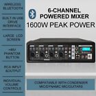 Proreck Mx10 1600w 6-channel Bluetooth Pa Speaker System With Mic For Party