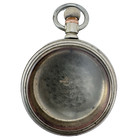 Antique 18 Size Crescent Coin Edge Swing Out Pocket Watch Case Nickel Usa