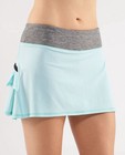 Lululemon Pace Setter Skirt Aquamarine Blue Black Size 10