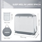 Porayhut Portable Baby Crib Net Safety Mesh Tent pop Up Infant Mosquito Net     