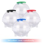 4pcs Ice Maker Sphere Round Tray Molds Whiskey Ball Cocktails Edible Plastic