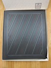 Hallmark Scrapbook Postbound Album 12x15 Gray Striped Refillable Photo Usa