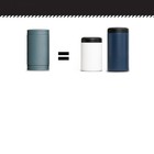 Can Cooler Insulated  Holds 12 Oz Cans Slim Cans Bottles  3 In 1 Design  Blue