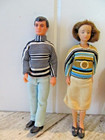 Vintage Lundby Dollhouse Miniatures Family Dad Mom Sister Brother Lot Of 4
