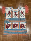 Authentic Oaxacan Huipil  Ribbon Details  Hand-embroidered