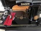 Singer Centennial    featherweight 221k Portable Electric Sewing Machine Vintage