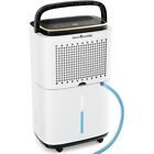 Home 30-50 Pint Energy Star Dehumidifier With Drain Hose Portable Dehumidifiers