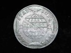 1814 Brazil 960 Reis Silver Coin With Double Strike 