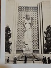 Rare Old Vintage Photo Statue Cool Snapshot