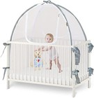 Baby Crib Tent Safety Net  Durable Strong Self-locking Zippers  Protects From 