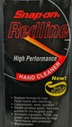 Snap-on Redline High Performance Hand Cleaner 84 Oz   Scrubbing Pumice   Soy