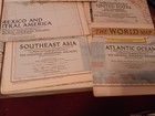 Vintage 26 National Geographic Maps Lot     U s    World     Mixed Regions