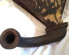 Columbia Grafonola Two Piece Internal Horn- Tin And Cast Iron