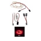 Remote Control Led Light Strip Kit Red For Rc Fixed Wing Airplane Rc Model Car X