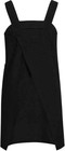 Cotton Linen Apron Cross Back Apron For Women With Big Pockets Square Pinafor   