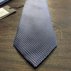 Hugo Boss Mens Dark Blue Geometric Diamonds Tie Nwt