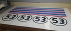 Herbie  love Bug  Vehicle Decal Reproduction Kit Vw W  Extra Stripe - Laminated