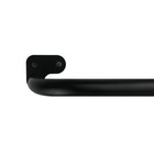 Mainstays 3 4  Diameter Matte Black Room Darkening Wrap Around Curtain Rod