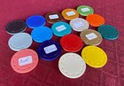 Tr King Casino Chip Manufacturer s 17-color Sample Set Small Crown Super Rare 