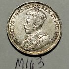 1917 C Newfoundland Silver 25 Cent Twenty-five  George V Nfld M163a
