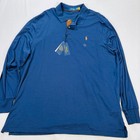 New Polo Ralph Lauren Mens Xxl French Navy Long Sleeve Classic Pony Ls Stretch