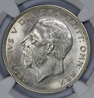 1936 Great Britain Silver 1 2 Crown Ngc Ms 64