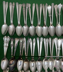 100 Pc Antique To Vintage Silverplated 6  Teaspoons Nice Mix - Lots Of Mates 