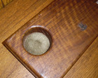 Oak Wood Desktop Plaque - Maserati Owners Club - President Joe Alphabet 1981-82