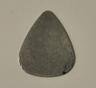 Def Leppard Steve Clark Reverse Logo Steel Guitar Pick Stage Used 1988 Hysteria