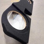 Used Empty Dual 12  Sub Enclosure - Fits 2002-2018 Dodge Ram Crew quad Cab