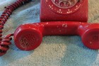 1970 s Itt Vintage Red Rotary Dial Desk Telephone 500 Lr 30m