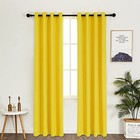  Thermal Insulated Grommet Blackout Curtain Decorative Window Curtain Panels 