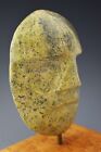 Vintage Inuit Stone Face Carving  By Kakee Peter