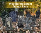 10pcs Halloween Tombstone Decor Graveyard Headstone Yard Signs W  Stakes Outdoor