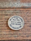 Vintage Wooden Nickel Car Wash Token