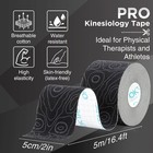 Ok Tape Pro Kinesiology Tape Uncut Roll  Elastic Physical 1 Pack  Black A 