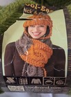 Lion Brand Dark Green Yarn  Super Bulky  Acrylic   Wool  2 Rolls  Crochet Knit